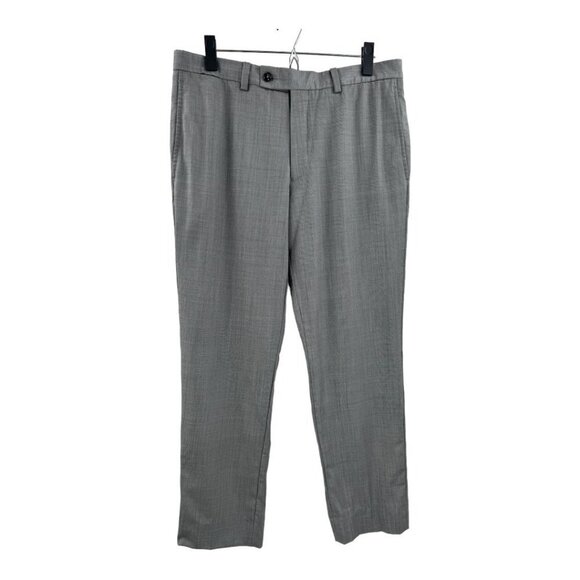 Ted Baker Jefferson Light Gray Wool Suit Pants 35R NWOT